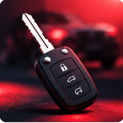 Clé de voiture à transpondeur
